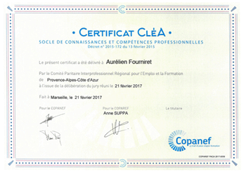 certificat clea1